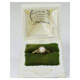 2.85 Grams 18K Gold & Pearl Ring