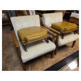 Vintage Arm Chairs & Footstools