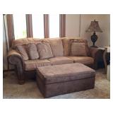 Jackson Furniture Sofa, Lamp, End Table, Ottoman