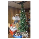 Bubble Lights, Italy Nativity, Faux Christmas Tree