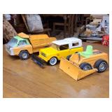 Vintage Toy Vehicles: Nylint Dump Truck, IH Scout