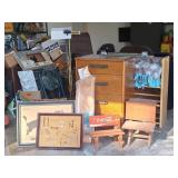 Quilt Rack, Old Key Display, Coca-Cola Doll Bench