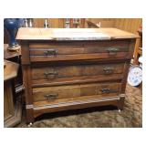 Antique Marble Top Chest
