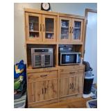 2 Microwave Cabinets