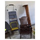 Step Ladders, Wood Wall Shelf, Indoor/Outdoor Rug