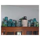 Ball Canning Jars, Stoneware Jug