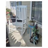 Porch Rocker, Metal Stand, Wishing Well Pump