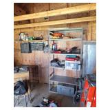 Shelving, Extension Cords, Tools, Magna Cart