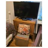 Samsung 32in TV, Bradford Turntable Cabinet