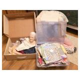 Old Lady Doll Kit, Precut Quilt Blocks, Quilt