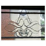 Leaded Stained Glass Window Hanging & Lantern