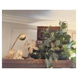 Hand Woven Rug, Urn, Stands, Cats, Dominion Fan