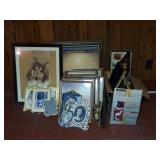 Signed Lassie Art, Vintage Photos & Frames