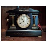 Waterbury Clock Co. Mantle Clock w/ Key