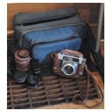 Aires Viscount Camera, Accura Lenses, Camera Bag
