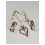 4.43 Grams 10K Gold Jewelry: Diamonds & More