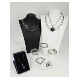 3.28 OZT Sterling Silver Jewelry: Necklaces & More