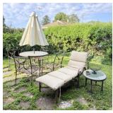 Patio Table & Chairs, Chaise Lounge