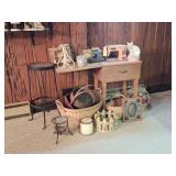 Vintage Sewing Machines, Stained Glass & More