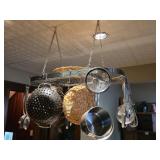 Ceiling Pot Hanger, Pots, utensils & More