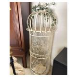 Victorian Style Wrought Iron Bird Cage