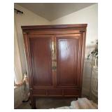 Asian-Style Armoire Cabinet