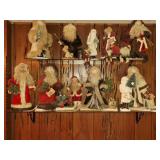 Collection of Santas: Dept 56 & Handmade
