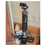 Olympus & Nikon Cameras, Tripod, Apple Earpods