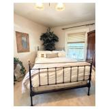 Bed, Mirror, Ficus Tree