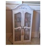 Lighted Display Cabinet, Music Box, Figurines