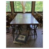Formica Top Table, 4 Chairs