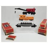 Lionel O: Work Crane, Work Caboose & Wheel Car