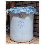 10 Gal UHL Acorn Wares Stoneware Pottery Crock