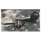Montgomery Ward Chain Saw, Craftsman Leaf Blower