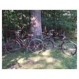 3 Vintage Huffy Bicycles