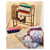 Quilt Rack, Mexican Serape, Falsa Blankets, Quilt