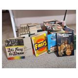 6ft Folding Table, Books