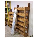 2 Homemade Wine Racks, Florescent Light Fixture