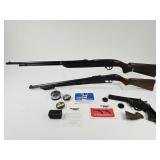 3 BB Guns: Daisy No. 25 & 26, Crosman 357
