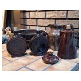 Stoneware Pottery, UHL Picket Fence Crock Bowl