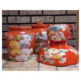 Ransburg Hand-Painted Pottery, Orange