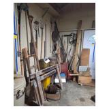 Edger, Barrel, Scrap Wood, Saw Horses, Hay Forks