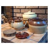 4 Pieces UHL Pottery Stoneware, 1 Taiwan