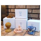 4 UHL Pottery Collector Society Pieces: Tank
