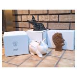 UHL Collectors Society Pottery: Bank, Dog, Lincoln