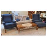 Rainbow Furniture Loveseat & Chairs, Coffee Table