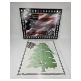 58 US State Quarters, Cardboard Display & More
