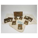 9 Art Deco Vintage Post Office / Mail Box Doors