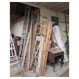 6 Ladders, Scrap Wood, Drop Leaf Table