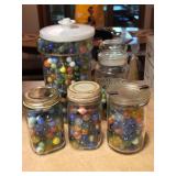 Marbles & Shooters, Mason Jars: Anchor Hocking